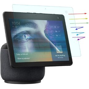 2 PCS/Pack Anti Blue Light (HD) Screen Protector for Echo Show 10 (3rd Gen) 10.1" HD Smart Display Tablet, Eye Protection Blue Light Blocking & HD Screen Protector, Anti Fingerprint