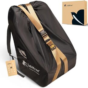 100% Breakproof Car Seat Travel Bag for Airplane, Comfortable Car Seat Backpack Cover for Air Travel, Easy to Use Gate Check Storage Bags for Carseats, Sturdy Baby Carseat Covers [Patent Pending]