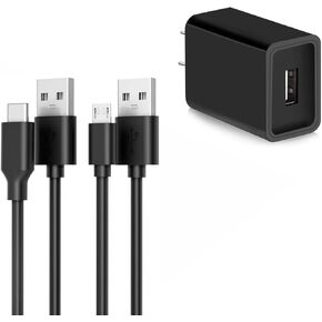 Rapid Charger Fit for Fire Tablet, Charger Compatible with All-Fire HD 7 8 10 Plus Tablet, Kids Pro/Edition, All Kindle E-Readers/Fire Tablet-15W Fast Charging Cord