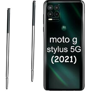 2 Pieces Black for Moto G Stylus 5G (2021) Stylus Pen Replacement for Motorola Moto G Stylus 5G (2021) XT2131 Touch Stylus S Pen Cosmic Emerald