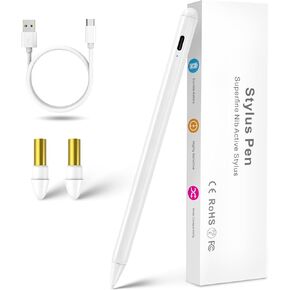iPad Air 5th Generation Pencil Apple iPad Pen 9th Generation with Palm Rejection Active Stylus Pen for iPad Air 5th/4th,iPad Pro 12.9/11 Inch,iPad 10th/9th/8th/7th/6th,iPad Mini 6 Pencil Black