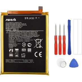 Battery JK50 Compatible with Moto G7 Power & Moto One Power & Moto G8 Power Lite & Moto E7 Plus & Moto G10 & Moto G Power 2021 &Moto G Power 2022/ G Play 2021/Moto G 2022 with Tools
