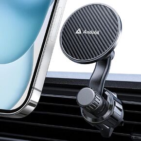 andobil [2024 Upgraded] for Magsafe Car Mount [Never Blocking, 360° Rotation] Stable Phone Mount for Car Vent, Universal Cell Phone Holder Car for iPhone 15 14 13 Pro Max Samsung S24 S23 Ultra & All
