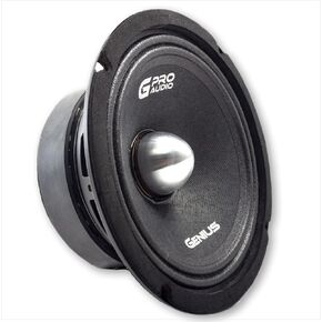 Genius Audio GPRO-M108B 8 مكبرات صوت متوسطة المدى، 400 واط بحد أقصى - 200 واط RMS، صوت احترافي، مكبر صوت للسيارة من الألومنيوم، مغناطيس فيريت، 4 أوم، مخروط ورقي مقوى (مكبر صوت واحد) in Kuwait