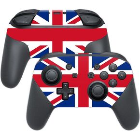 MightySkins Skin Compatible with Nintendo Switch Pro Controller wrap Cover Sticker Skins British Pride