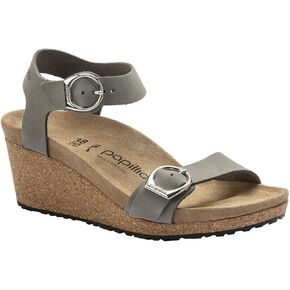 Birkenstock unisex-adult Wedge Soley Dove Gray Nb N