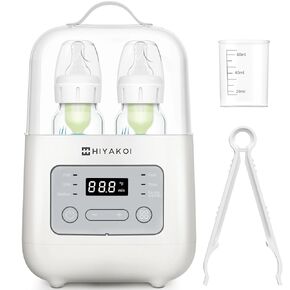 Bottle Warmer, Fast Baby Bottle Warmer for Breastmilk with Smart Temperature Control, Portable Bottle Warmer for Travel for All Bottles