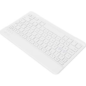 Sanpyl Keyboard, 10in Ultra Thin Bluetooth French AZERT Keyboard Scissor Slim Waterproof Multifunctional Keyboard for Tablet Phone Computer(Black)