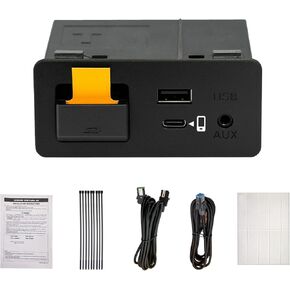 Mazda TYPE-C Wireless Carplay Retrofit Kit, TK78-66-9U0C OEM Media Hub to MZD Connect System, Compatible with Mazda 2/3/6/CX3/CX5/CX9/MX5 2015-2020 (Only supporting Wireless Carplay, NO Android Auto)