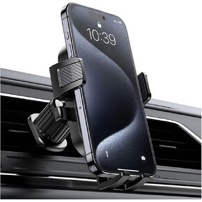 Car Phone Holder, Shockproof Handsfree Stand Auto Air Vent Cell Phone Mount Clip Vent Cradle, Universal for Vehicles 15 14 13 12 11 Pro Max XR XS X S21 S20 S10 A21 A12 Note 20 10 9 8