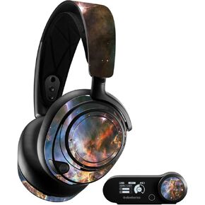 MightySkins Skin Compatible with SteelSeries Arctis Nova Pro - Golden Nebula | Protective, Durable, and Unique Vinyl Decal wrap Cover | Easy to Apply, Remove, and Change Styles | Made in The USA