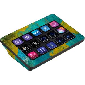 MightySkins Skin Compatible with Elgato Stream Deck MK.2 - Acrylic Blue | Protective, Durable, and Unique Vinyl Decal wrap Cover | Easy to Apply, Remove, and Change Styles | Made in The USA