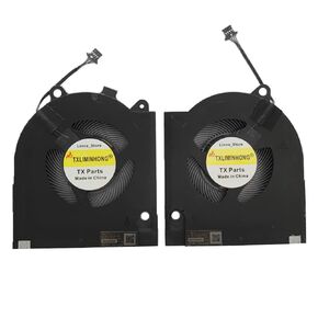 New Compatible CPU and GPU Cooling Fan for DELL G15 5515 5511 5510 RTX3050 RTX3060 Series MIN 9.2CFM FN9S DFSCK22115181T FN9R FN9R DFSCK22105182Q MIN 9.6CFM DC12V 1A Fan