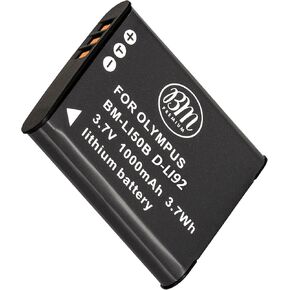 BM Premium D-LI92 Battery for Pentax Optio P80, I-10, RZ10, RZ18, Ricoh WG-1, WG-2, WG-3, WG-4, WG-5, WG-20, WG-30, WG-50, WG-60, WG-70, WG-80, WG-90 Digital Cameras