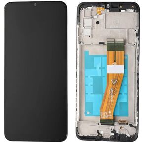 LCD Screen Replacement with Frame for Samsung Galaxy A03S SM-A037M A037M A037F LCD Screen Display Touch Digitizer with Frame Replacement 6.5"