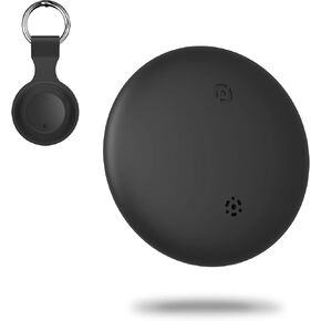 Air Tracker Tags,Luggage Tracker Key Finder Item Locator Works with Apple Find My (iOS only),Track Your Keys, Wallet, Suitcase,Bicycle,IP67 Waterproof,with Case w. Keychain (1 - Pack)