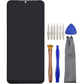 Replacement Screen LCD Display Touch Digitizer Assembly for Samsung Galaxy A22 5G SM-A226B 6.6" Black with Tool Kit