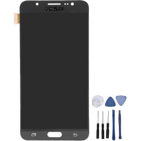 Screen Replacement for Samsung J7 2016, LCD Display Screen Touch Digitizer Assembly for Galaxy J710 J710DS J710H J710MN J710GN J710K J710FN, etc(Black)