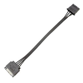 SATA to IDE Molex Power Cable, 15-Pin SATA Male to 4-Pin Molex IDE LP4 Female Power Cable for Computer Hard Disk Drive, HHD SSD DVD RW Hard Drive, Optical Drive