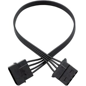 Molex Power Cable, Molex LP4 IDE 4-Pin Male to Female Power Extension Connector Adapter Cable for Computer IDE Hard Drives and IDE CD ROM/DVDRW Drives