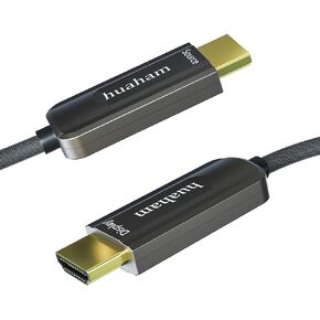 4K Fiber Optic HDMI 2.0 Cable 65ft,Braided Nylon 4K HDMI Cable Ultra high Speed 18Gbps,Support 4K60Hz, Dynamic HDR, eARC Compatible PS5 PS4 Xbox Apple TV Sony LG Samsung