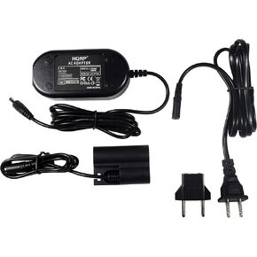 HQRP AC Power Adapter Kit compatible with Canon ACK-E2 ACKE2 EOS 5D, 10D, 20D, 20Da, 30D, 40D, 50D, D30, D60, 300D, EOS Digital Rebel Digital Camera BP-511 BP511