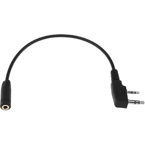 SING F LTD TCK01 Transfer Cable for Walkie Talkie Mobile Phone Headset Connector Compatible with Kenwood 2 Pin Adapter Cable Compatible with 2 Way Radios RT21 RT22 RT27