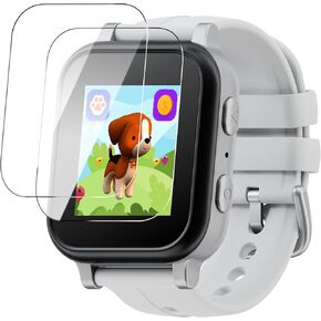 2 Pack Tempered Glass Screen Protector Compatible with Gabb Watch 3 Smartwatch, 9H Scratch Resistant, Protective Film Accessories