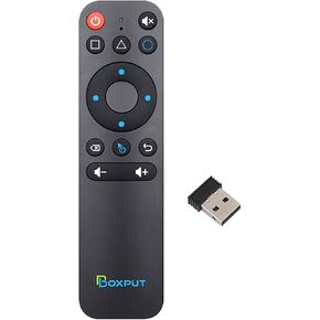 BPR1S Plus Air Mouse Remote Control 2.4G RF Remote Bluetooth Voice Remote Control with IR Learning 6-axis Gyro USB Receiver for Android TV Box TV Stick Smart Set Top Box Smart Projector