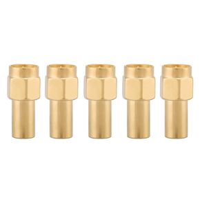 5Pcs SMA Male Connector 50 Ohm Terminator SMA RF Coaxial Termination Connector Adapter, SMA Male RF Coaxial Termination Loads 2W