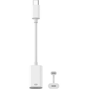 APETOO for 3-in-1 USB C to Lightning Headphone Audio Adapter with Data and Charge Converter for iPhone 15 Pro Max Plus, Male USB-C to Female Lightning Connector for iPad 10 Pro,Macbook,Not for OTG