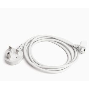 UK Power Adapter Extension Cable 1.8m/6ft for MacBook Apple Chargers, for International Travel with a Laptop