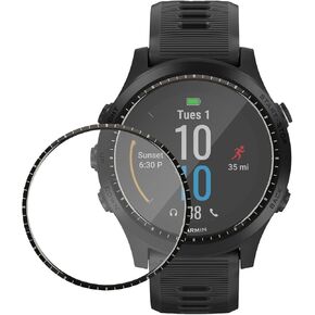 kwmobile Protective Film Compatible with Garmin Forerunner 945 Screen Protector - 2X Smart Watch Protector Anti-Fingerprint