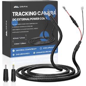 Trail Camera Power Cord: 79 inch Trail Camera Power Cable with Universal DC External Power Cable for Trail Game Camera Accessory