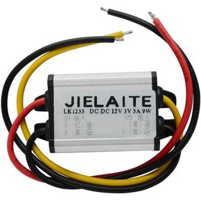 Waterproof DC to DC Buck Power Converter Automotive Module Voltage Transformer 12V to 3V 3A