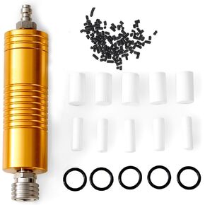 High Pressure PCP Hand Pump Air Filter Water-Oil Sparator with Female and Male Quick Connect for High Pressure Air Compressor Pump 30Mpa