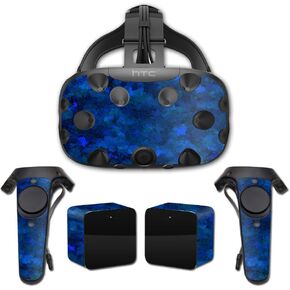 MightySkins Skin Compatible with HTC Vive Full Coverage - Blue Ice | Protective, Durable, and Unique Vinyl Decal wrap Cover | Easy to Apply, Remove, and Change Styles | Made in The USA