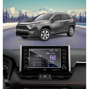 for 2015-2021 2022 Toyota RAV4 LE XLE & Hybrid LE/SE/XLE 7 Inch Tempered Glass Screen Protector 9H Hardness Anti-Fingerprint Anti-Glare Accessories Touchscreen(Not for 2023 Toyota RAV4)