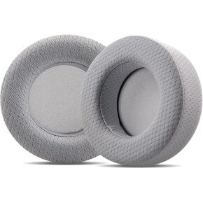 Upgraded Replacement Ear Pads Cushion for Corsair Virtuoso RGB Wireless SE XT Gaming Headset, Premium Fabric, Softer Memory Foam, Added Thickness (Fabric Grey)