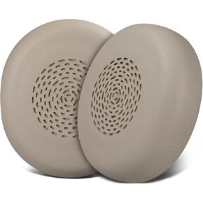 SOULWIT Earpads Replacement for Jabra Evolve2 75 PC Wireless Headset(Do Not fit Evolve 75), Ear Pads Cushions with Softer Protein Leather, Noise Isolation Foam - Black