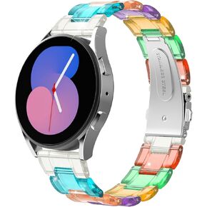 for Galaxy Watch 7 Band for Women, Lightweight Watch Band Strap for Galaxy Watch 4/5/ 6, Galaxy Watch 4/6 Classic, Galaxy Watch 5 Pro, Galaxy Watch FE Wristband Bracelet