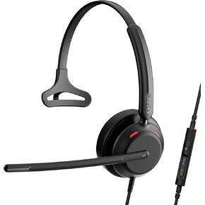 EPOS Impact 730T Wired Office Headset with Noise Cancelling Microphone, USB Connectivity, Lightweight Design, and Inline Controller - Perfect for Home Office and Call Centers