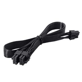 for Corsair Modular Power Supply Power Adapter Cable ATX CPU 8 Pin Male to Dual PCIe 2X 8 Pin (6+2) Male Power Supply Cable for Graphics Vedio Cards 25 inch+9 inch (63cm+23cm)