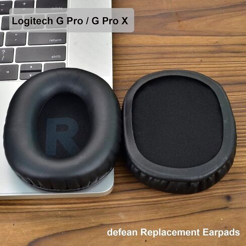 وسائد أذن بديلة G Pro X غطاء وسائد أذن متوافقة مع سماعات الألعاب Logitech G Pro/G Pro X (قطيفة) in Saudi Arabia