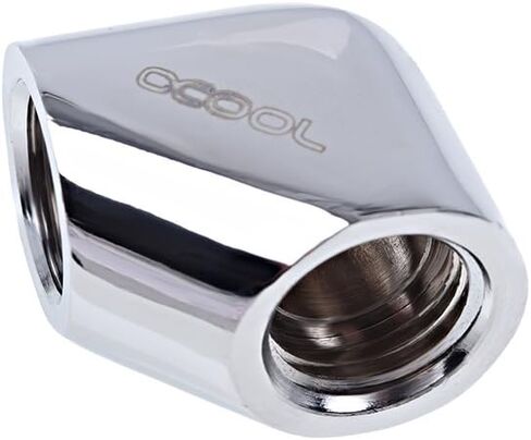 Alphacool 17259 Eiszapfen L-connector G1/4 الخيط الداخلي إلى الخيط الداخلي G1/4 - تركيبات تبريد المياه من الكروم in Saudi Arabia