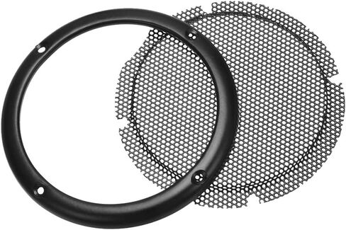 uxcell Speaker Grill Cover 3.5 Inch 96.7mm Mesh Decorative Circle Subwoofer Guard Protector Black 2pcs in Saudi Arabia