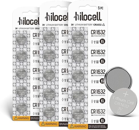 15 Pack CR1632 Lithium 3V Battery, CR 1632 Button Cell Battery in Saudi Arabia
