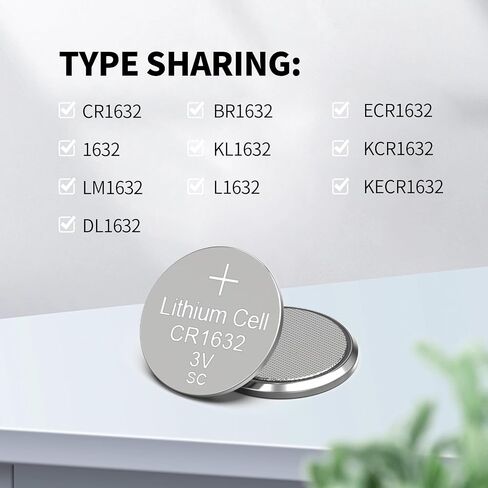 15 Pack CR1632 Lithium 3V Battery, CR 1632 Button Cell Battery in Saudi Arabia