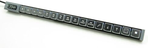 X-keys XK-8 لوحات مفاتيح KVM قابلة للبرمجة عبر USB (8 مفاتيح، رمادي) in Kuwait