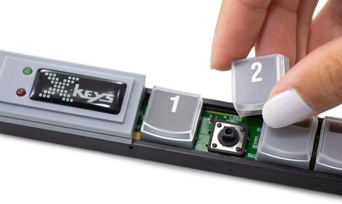 X-keys XK-8 لوحات مفاتيح KVM قابلة للبرمجة عبر USB (8 مفاتيح، رمادي) in Kuwait